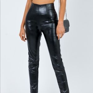 Leather pants princess polly